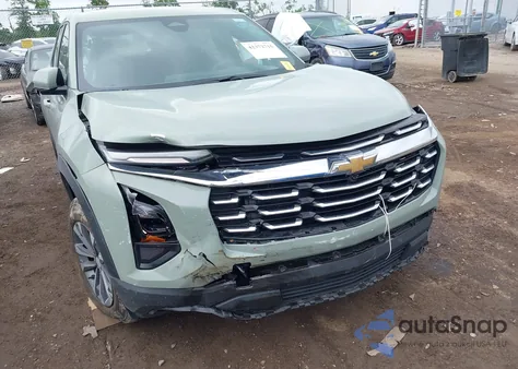 2025 Chevrolet Equinox Fwd Lt из США, поврежденный, VIN 3GNAXHEG7SL182314